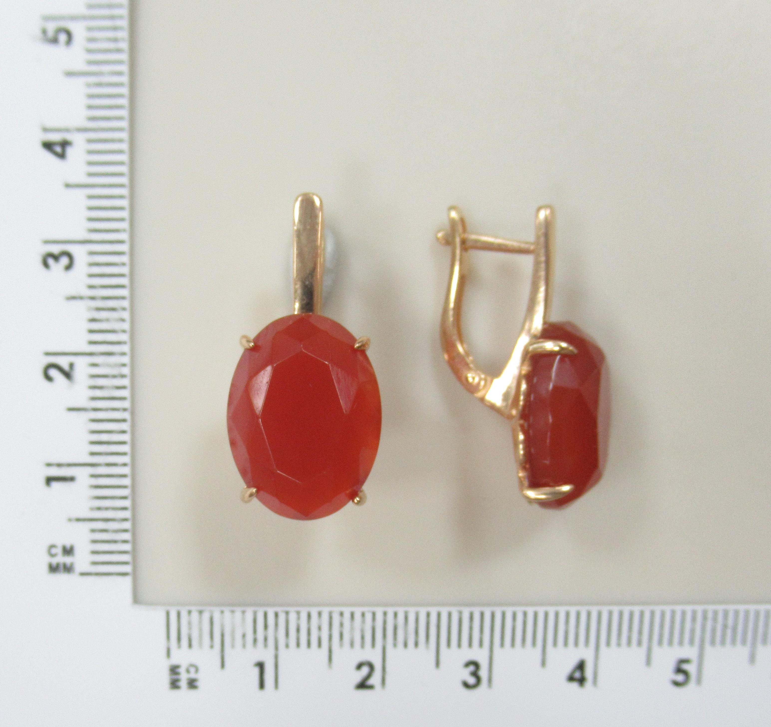 Серебряные серьги с агатами